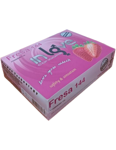 Preservativos In Love Condoms 144 Fresa 2