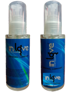 Lubricante In Love Condoms Natural Con Dosificador 20 Botes De 100ml 2
