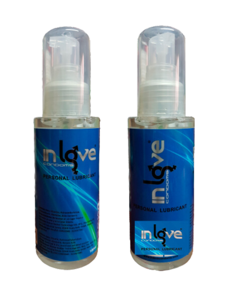 Lubricante In Love Condoms Natural Con Dosificador 20 Botes De 100ml