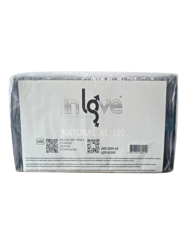 Preservativos In Love Condoms Bolsas De 100 XL Natural